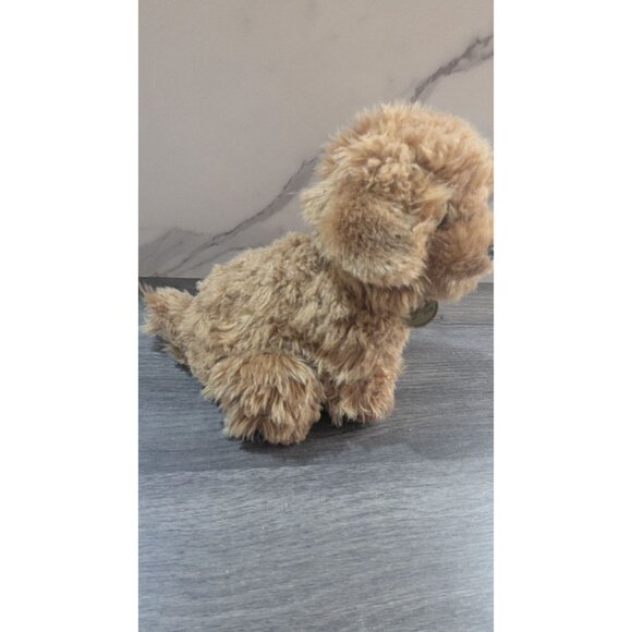 Miyoni by Aurora Brown Poodle Dog Plush Stuffed Animal toy Labradoodl 8" - Picture 8 of 10